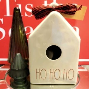 RAE DUNN HO HO HO BIRDHOUSE
